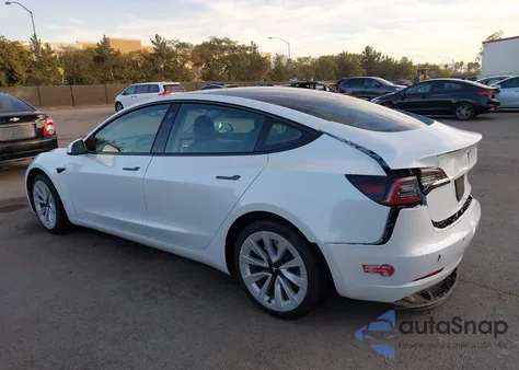 2022 Tesla Model 3 Rear-Wheel Drive from USA, damaged, VIN 5YJ3E1EAXNF256970